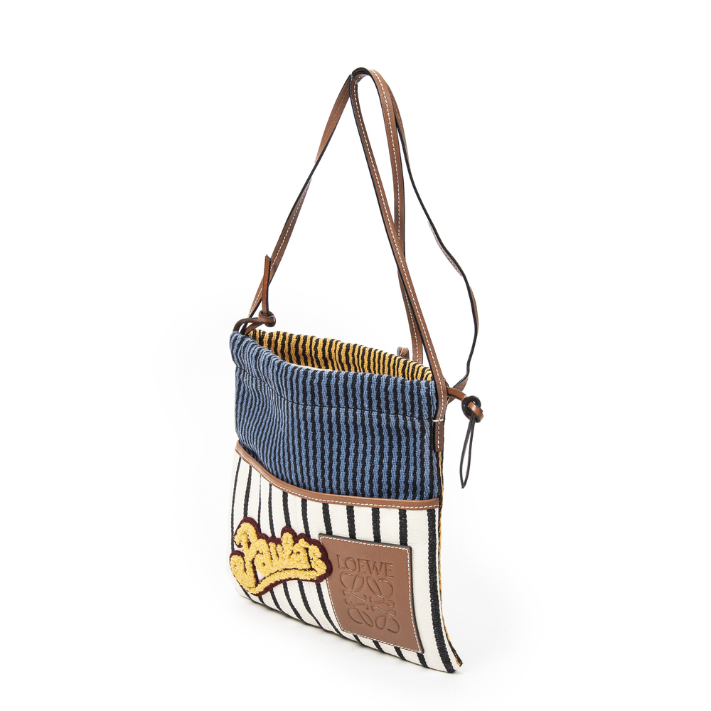 Loewe Embroidered Drawstring Pouch Crossbody - Picture 2 of 10